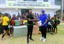 Togo| La FTF fait don d’équipements au centre Swallows