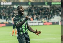 JPL Belge (J25)| Auteur d’un doublé Kévin Denkey porte Le Cercle Bruges