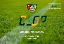 FTF| Une formation sur la plateforme CLOP CAF en vue à l’endroit des clubs D1 et D2