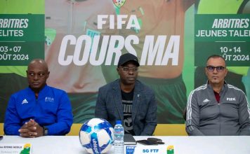 FTF| Hervé Agbodan aux arbitres jeunes talents “le renforcement des capacités, est un socle de base dans la gestion de vos matchs”