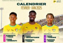 Togo| Un premier semestre 2025 chargé pour les différentes sélections nationales
