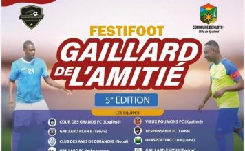 Festifoot Gaillard de l’Amitié : Kpalimé s’apprête à vibrer pour la 5e édition