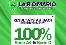 Sport et études : la recette gagnante du Complexe Le R.O.MARIO récompensée par un 100% au BAC I