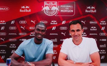 Transfert : Kévin Boma s’engage officiellement avec le FC Red Bull Salzburg jusqu’en 2031