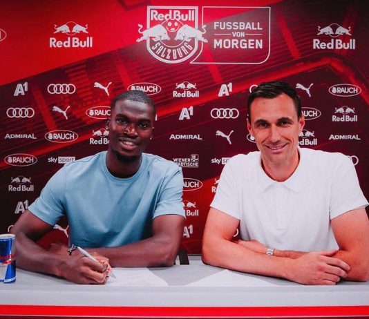 Transfert : Kévin Boma s’engage officiellement avec le FC Red Bull Salzburg jusqu’en 2031