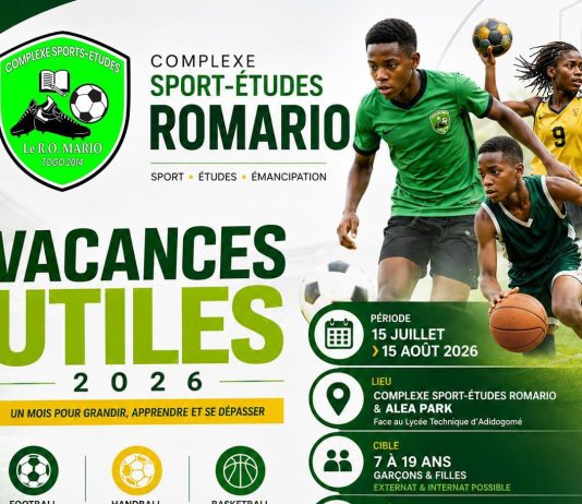 Vacances Utiles 2026 : le Complexe Romario fait de l’éducation et du sport les piliers des vacances