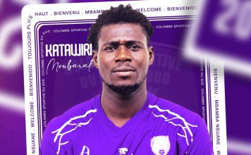Transfert: Katawiri Moubarak rejoint le club champion du Cameroun la Colombe Sportive du Dja et Lobo