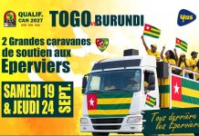 Éperviers : Lomé se met aux couleurs du match Togo–Burundi